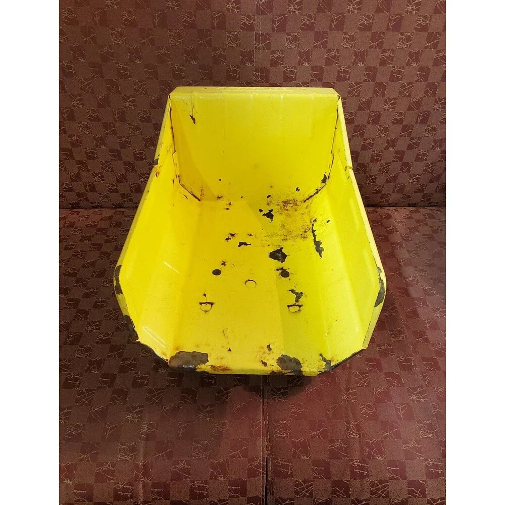 Vintage 1993 Tonka XMB-975 Construction Dump Truck Pressed Steel Yellow Black